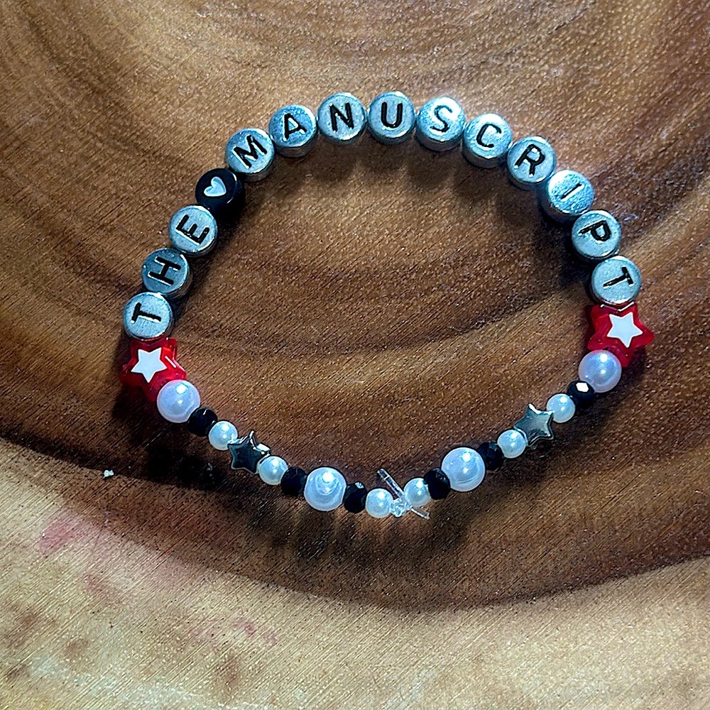 Taylor Swift Handmade Friendship Beaded Bracelet
“The Manuscript”